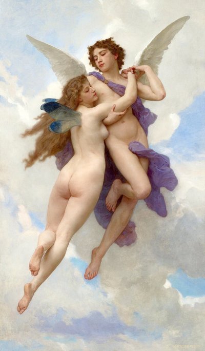 Love and Psyche by William Adolphe Bouguereau